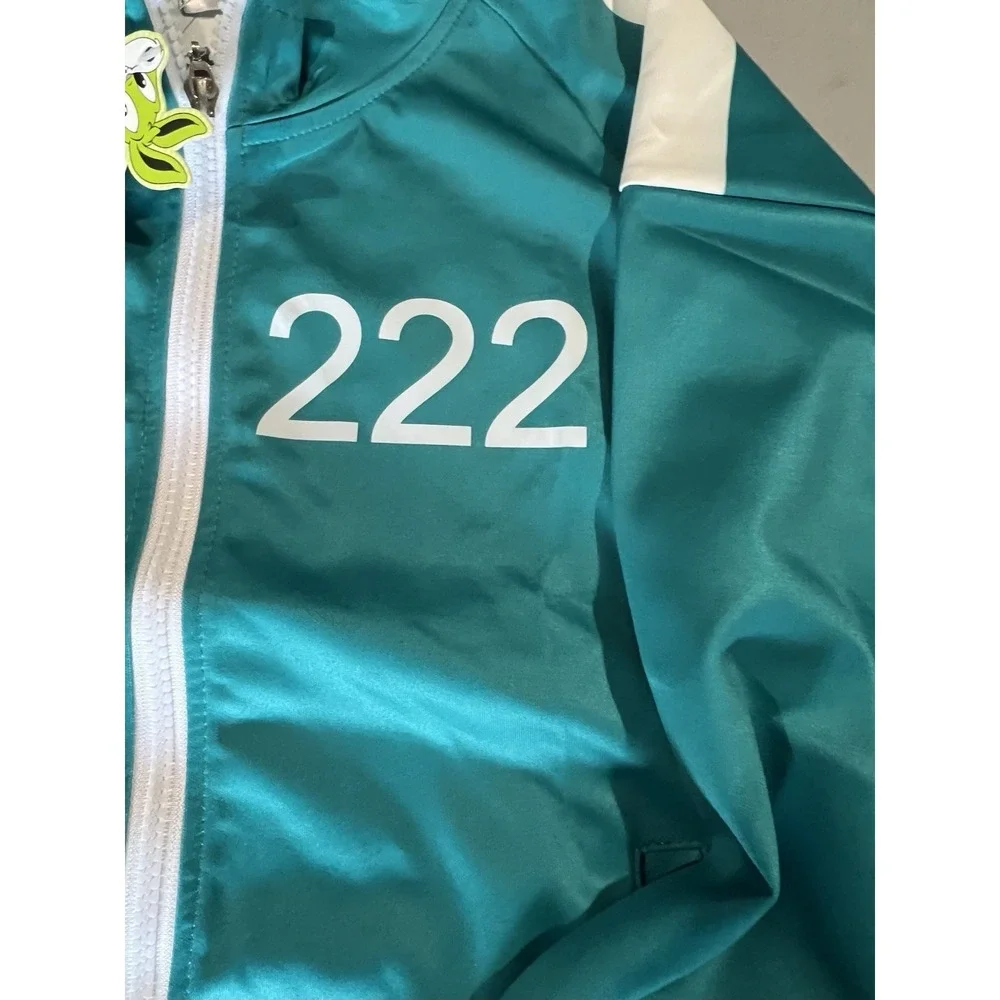 X 222 Children's Jacket Teal Zip‎ Up Size 130